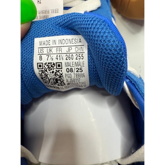 Adidas Run 70s 2.0 Mens Bright Royal/White Cloudfoam Sneakers Size 8 JS0117 New - Picture 5 of 9